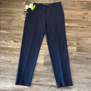 Haggar Men's Navy Blue Dress Pants NWT 34x34 smart wash